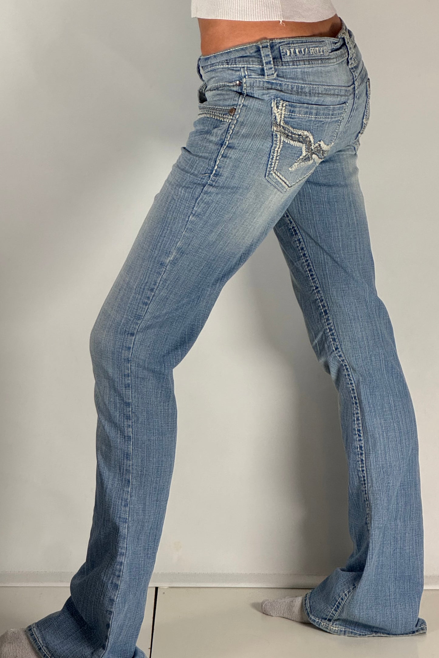 Lågmidjade jeans stl: XS
