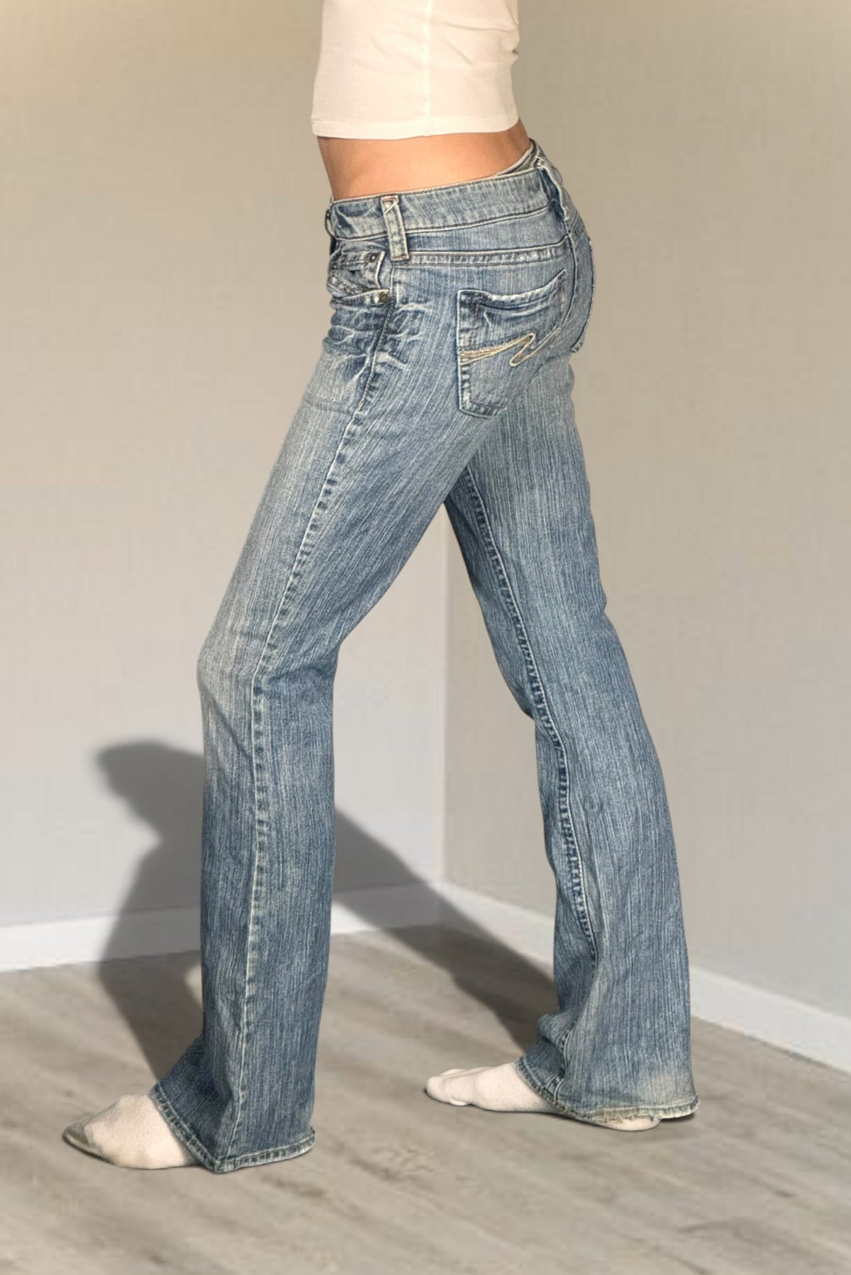 Lågmidjade jeans stl: XS