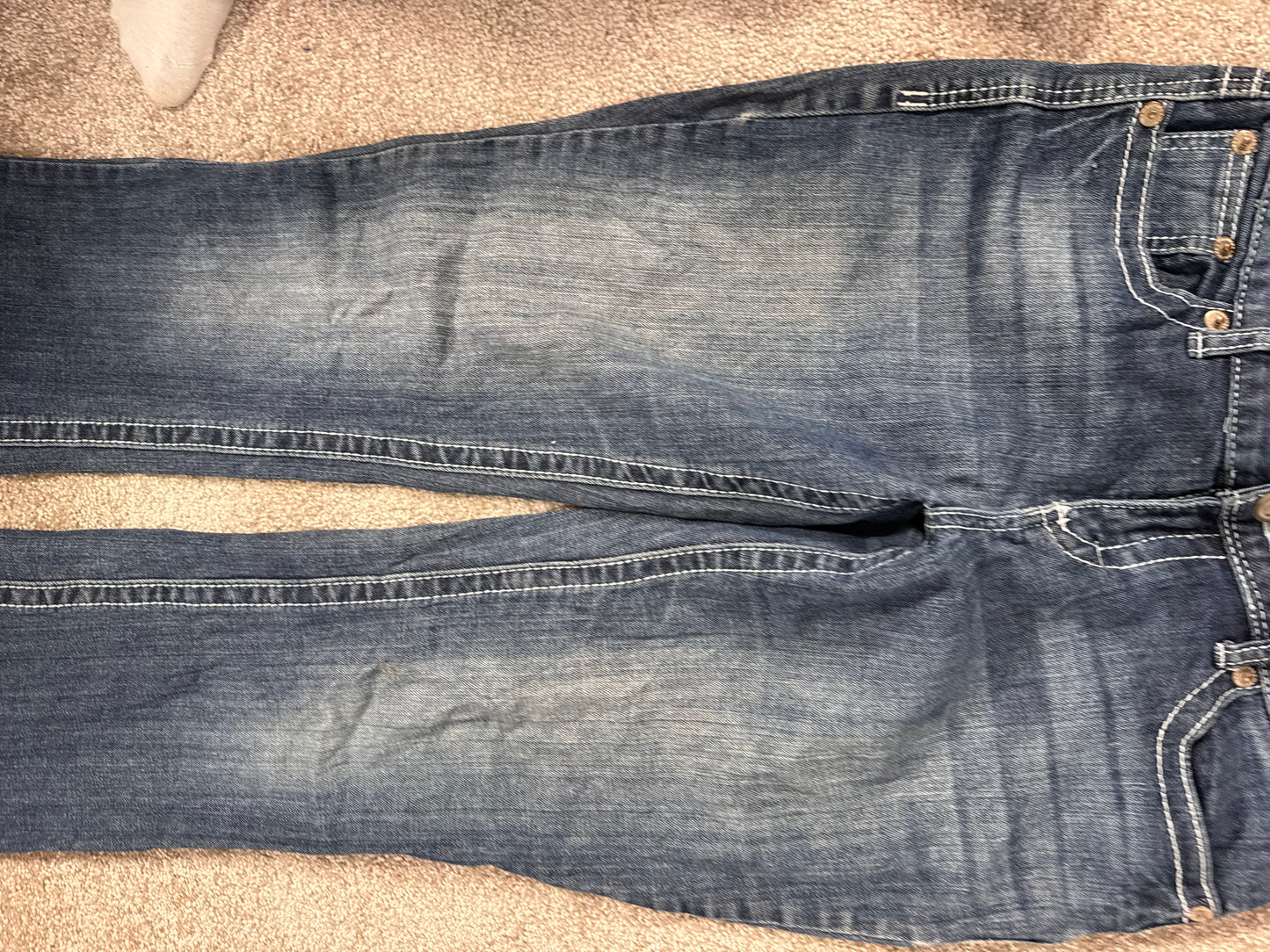 Lågmidjade jeans stl: S