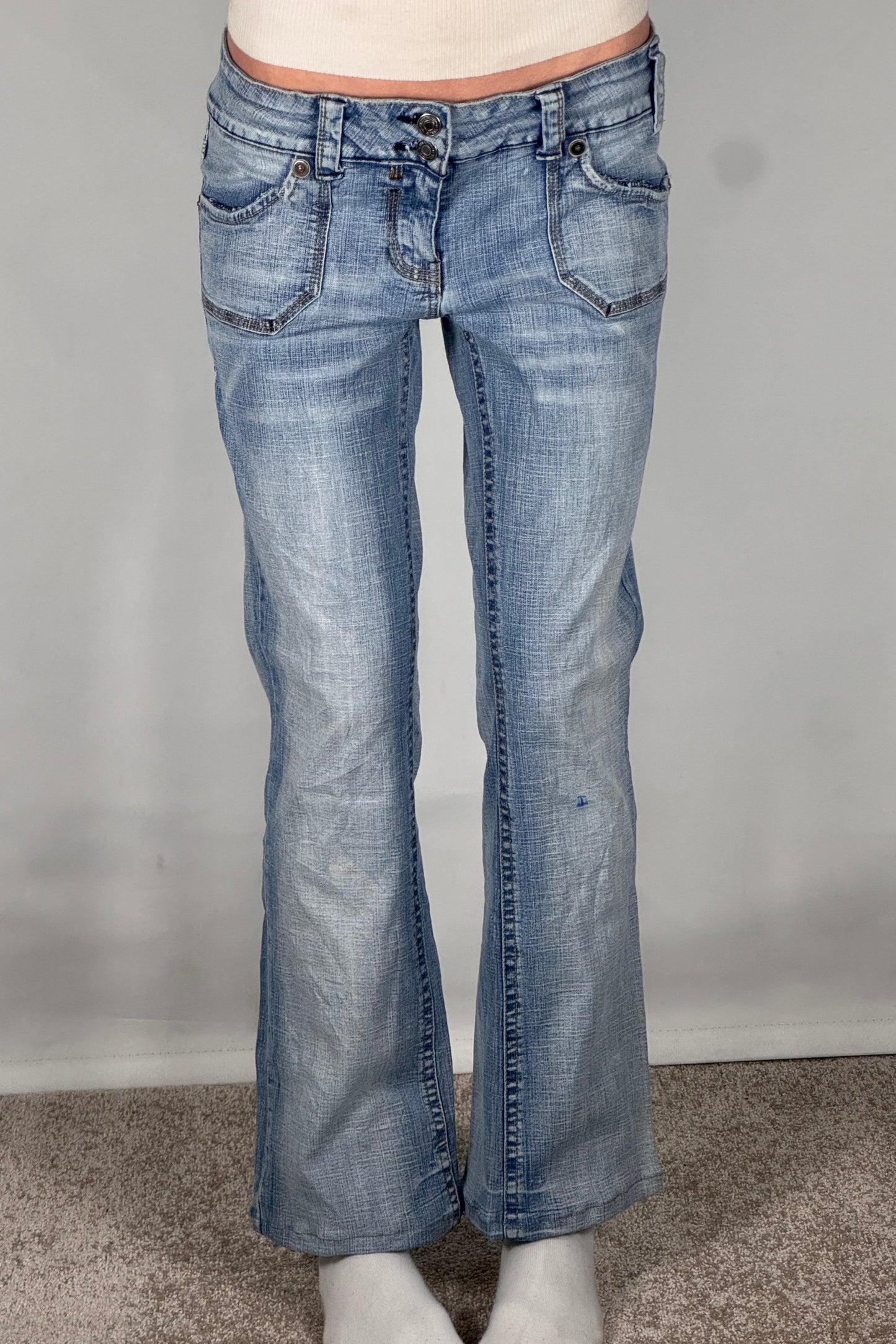Lågmidjade jeans stl: S
