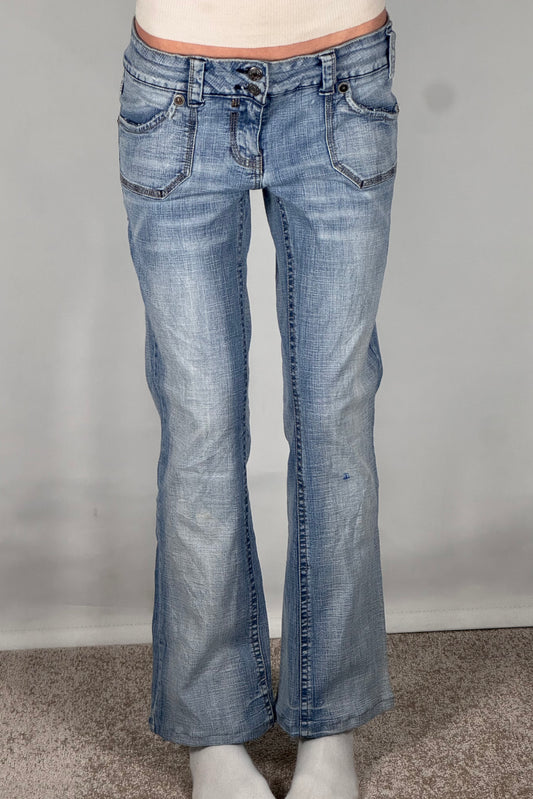 Lavtaljede jeans str: S