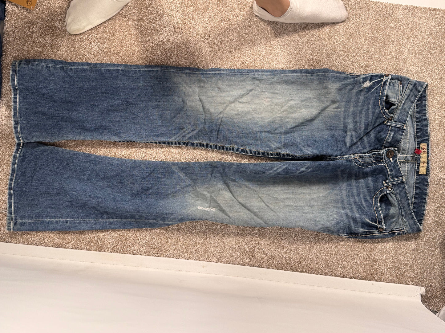 Lågmidjade jeans stl: M