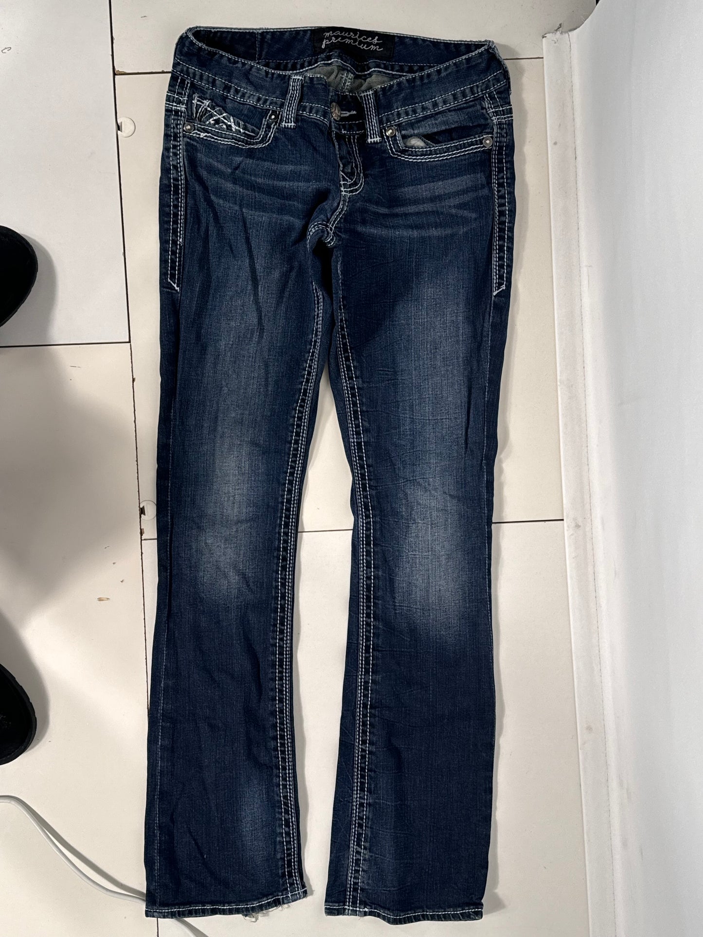 Lågmidjade jeans stl: S