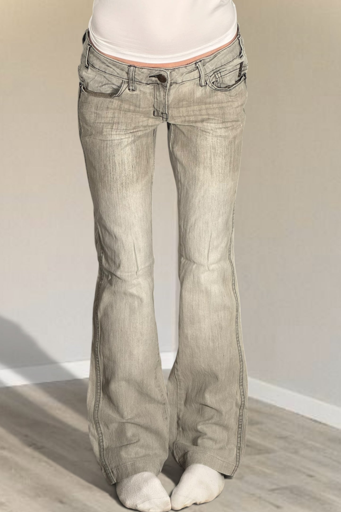 Lågmidjade jeans stl: S