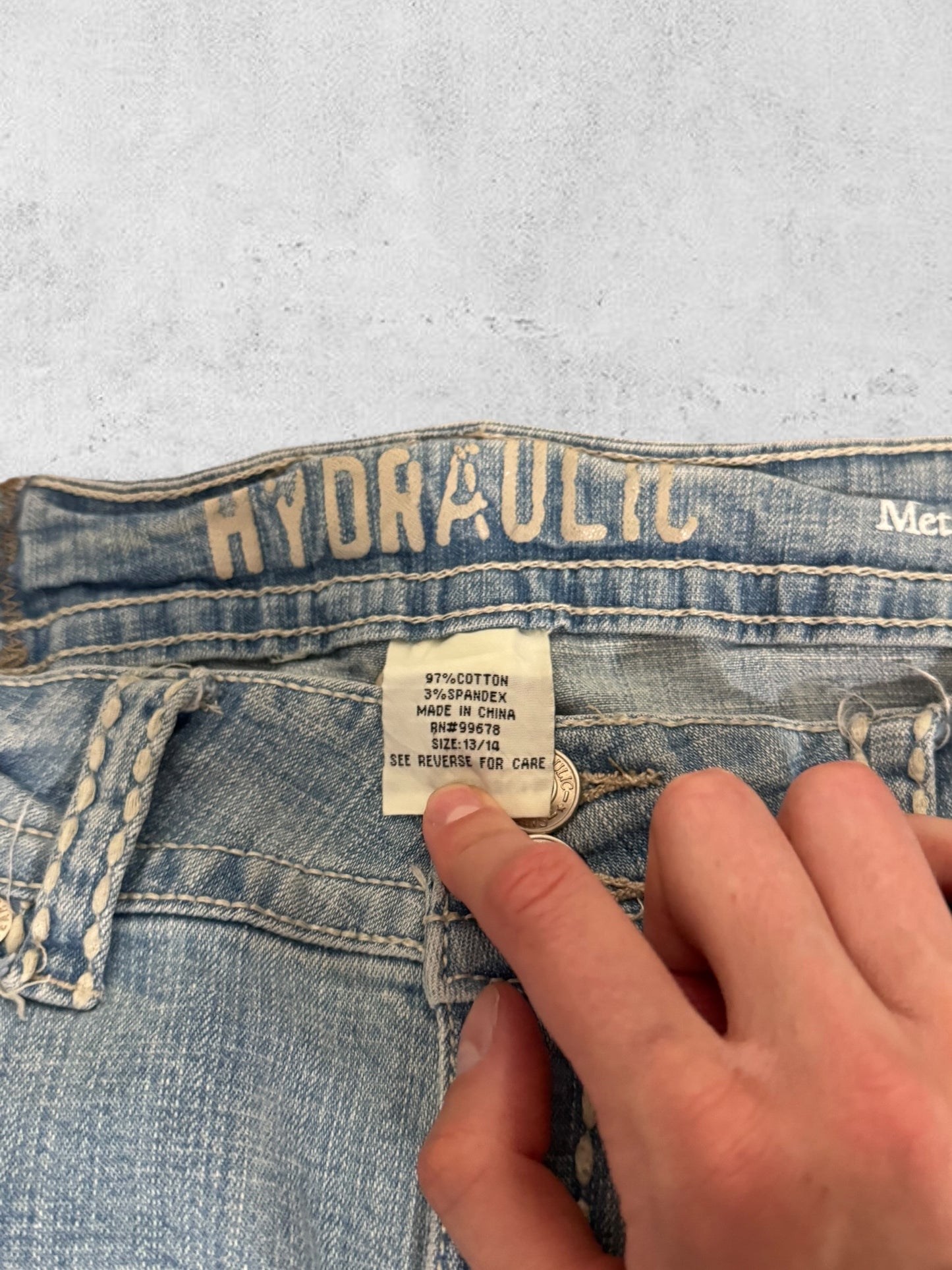 Lågmidjade jeans stl: M