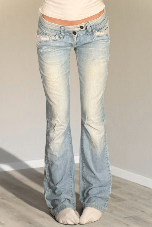 Lågmidjade jeans stl: XS