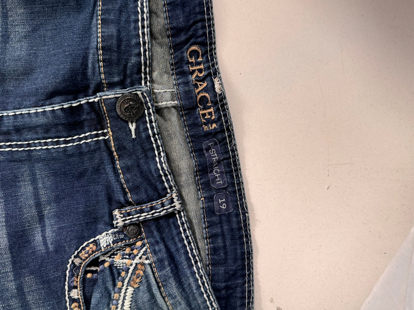 Utsvängda jeans stl: XXL
