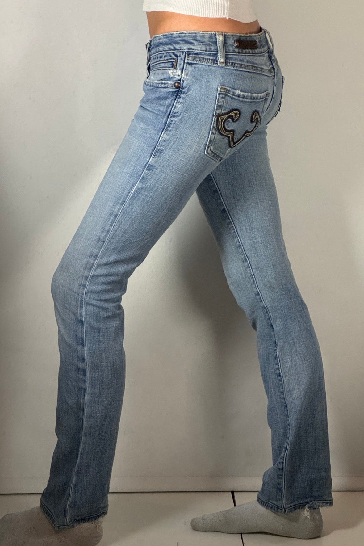 Lågmidjade jeans stl: XS
