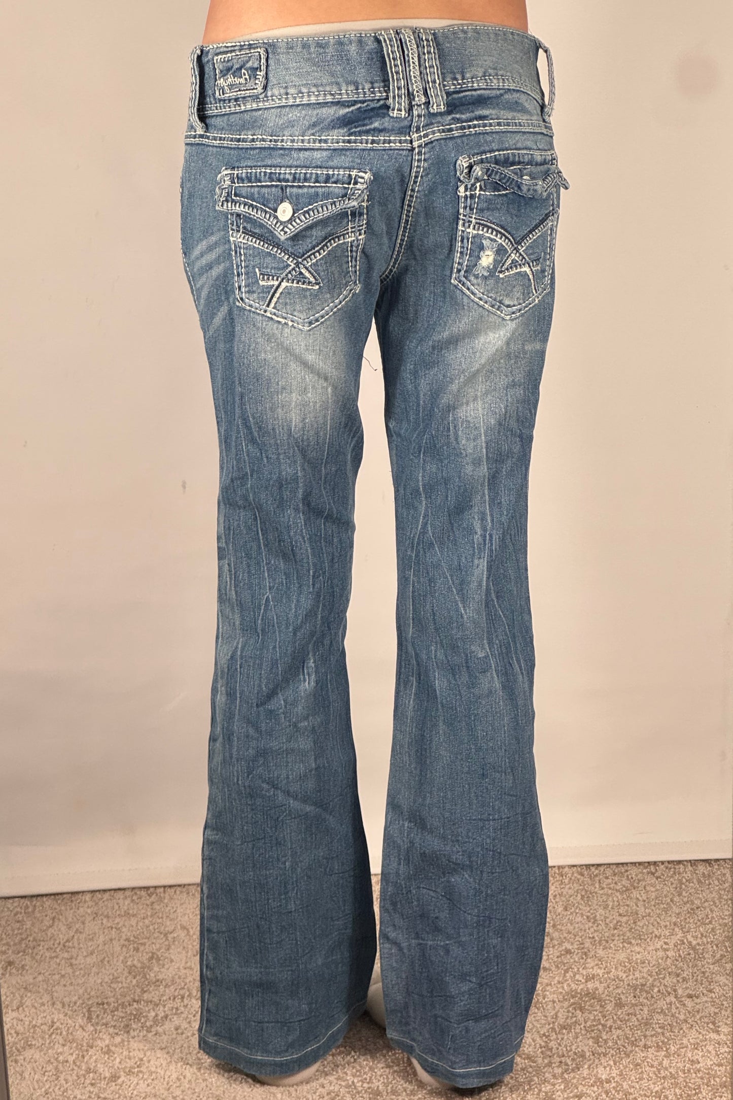 Lågmidjade jeans stl: M