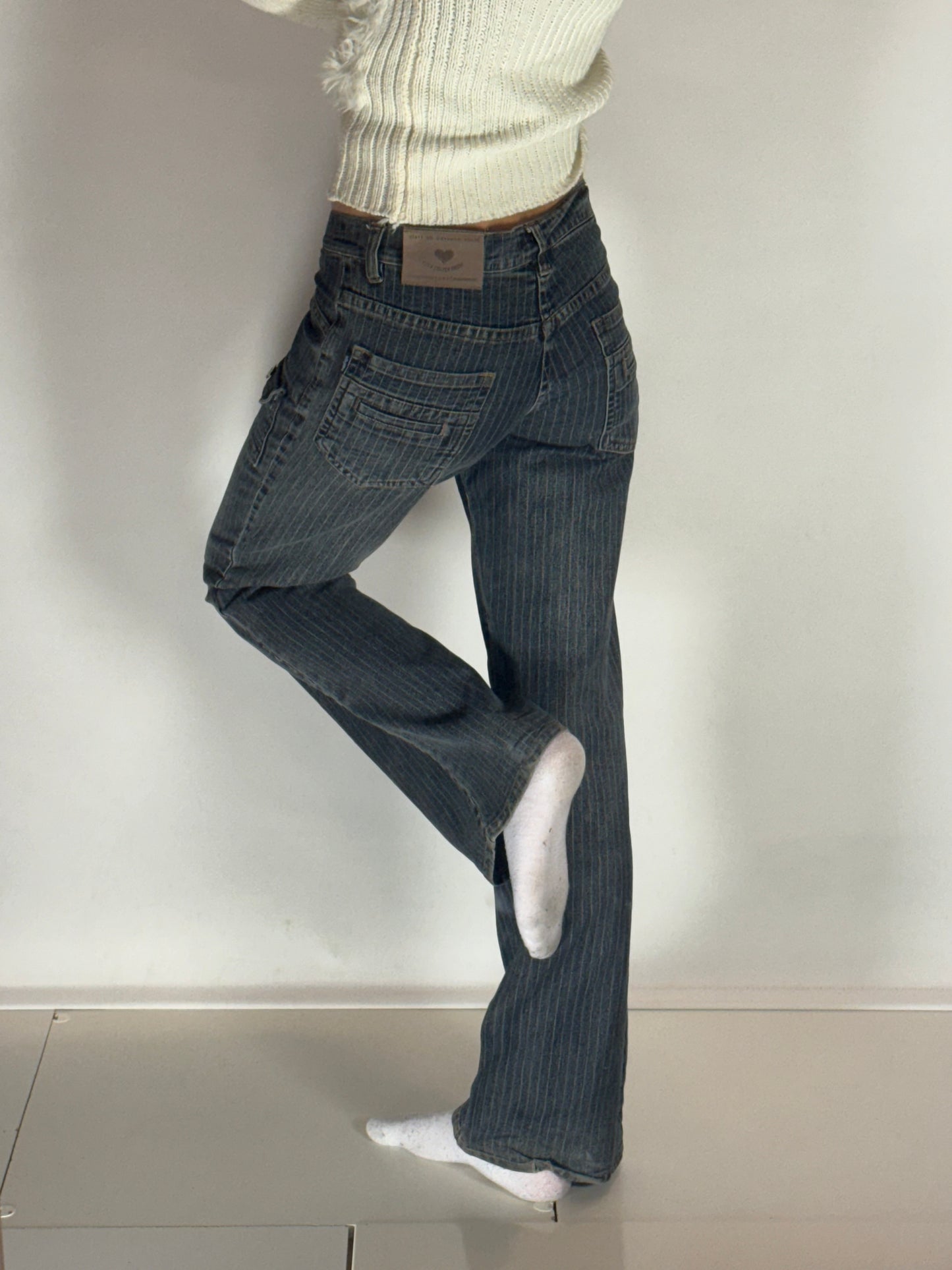 Utsvängda jeans–stl: XS/S