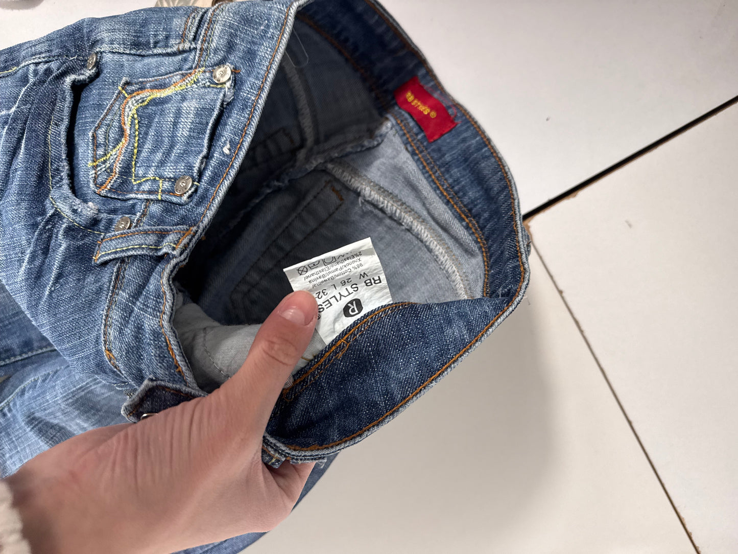 Lågmidjade jeans stl: XXS