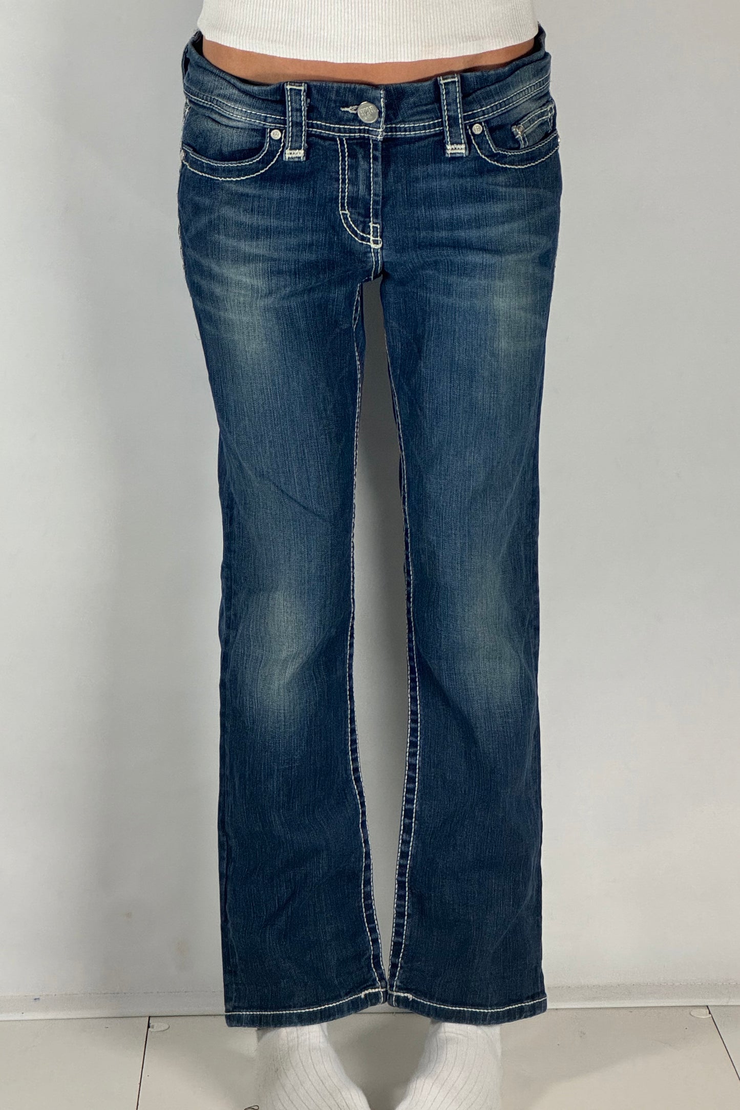 Lågmidjade jeans stl: S/M