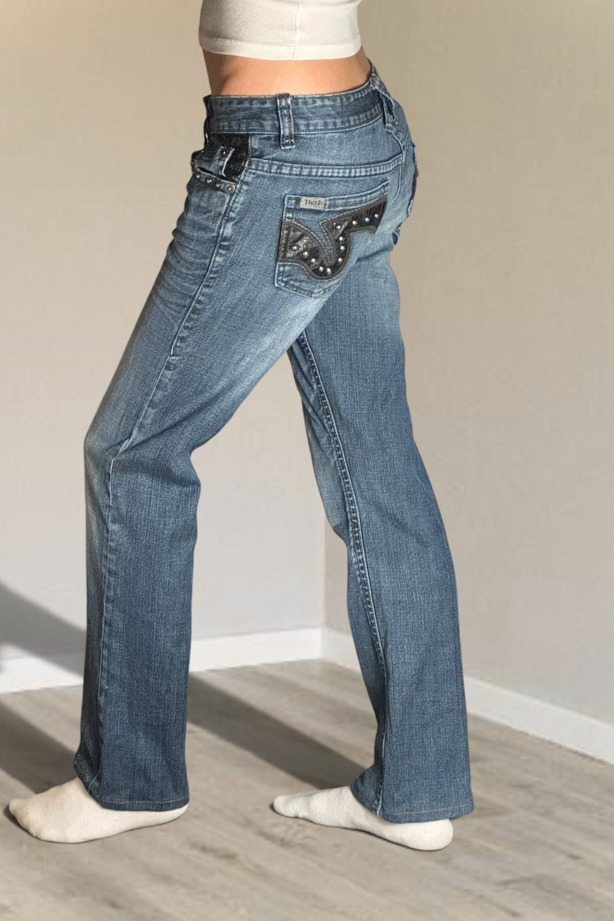 Lågmidjade jeans stl: XS