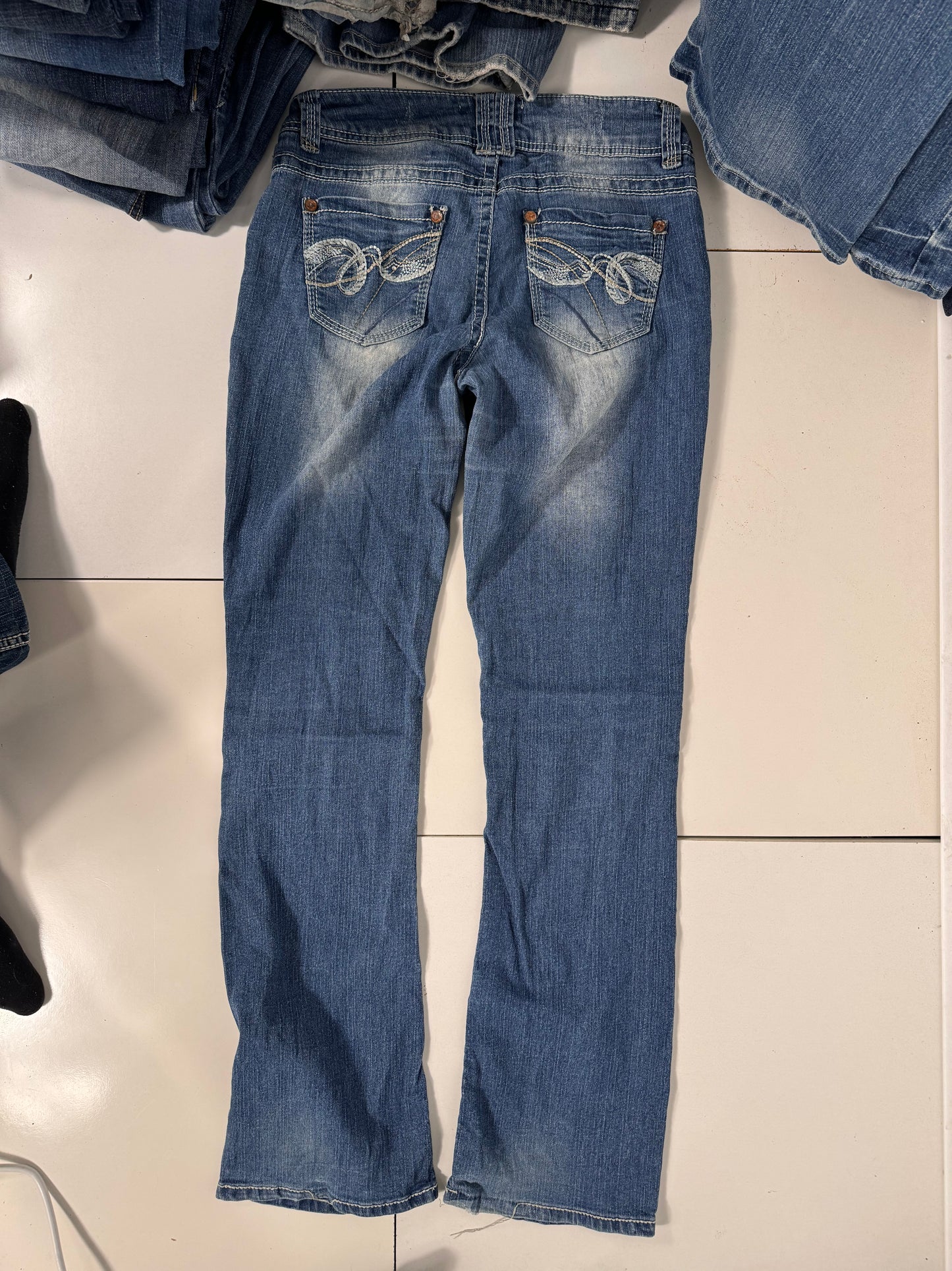 Lågmidjade jeans stl: S