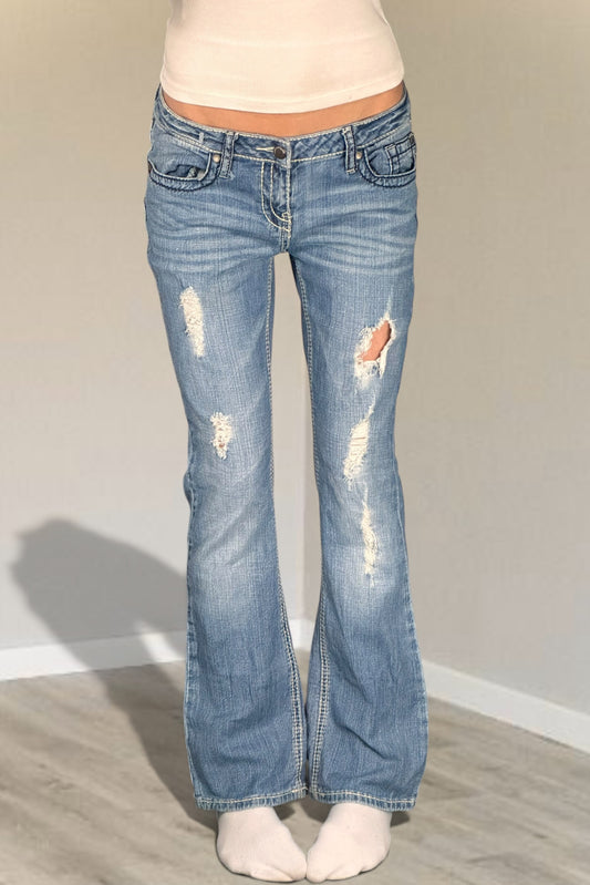 Lågmidjade jeans stl: S