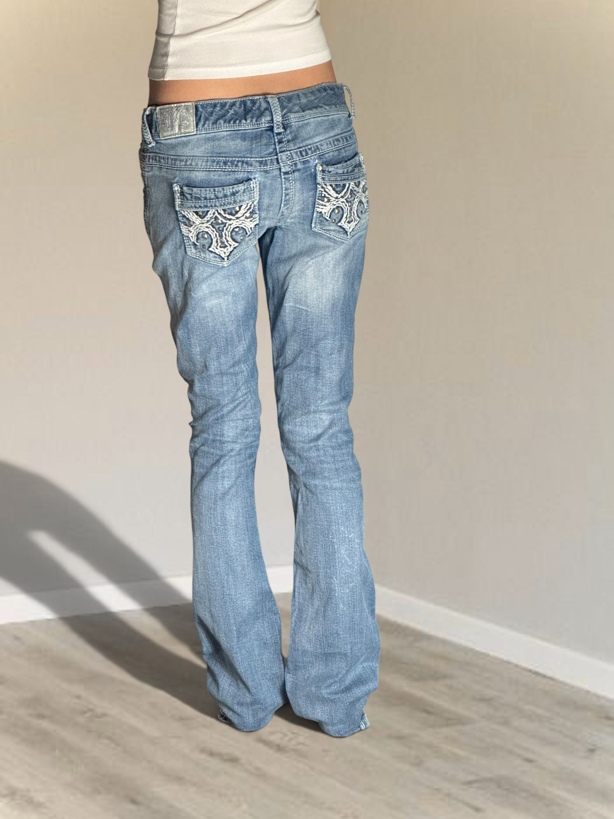 Lågmidjade jeans stl: S