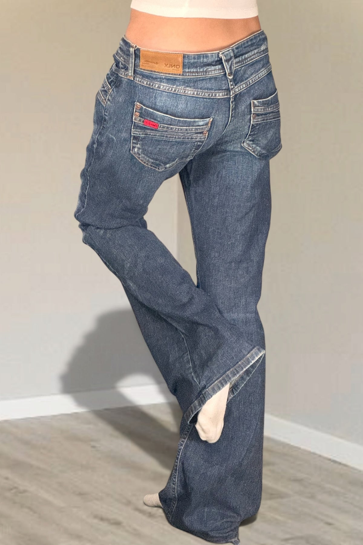 Lågmidjade jeans stl: M