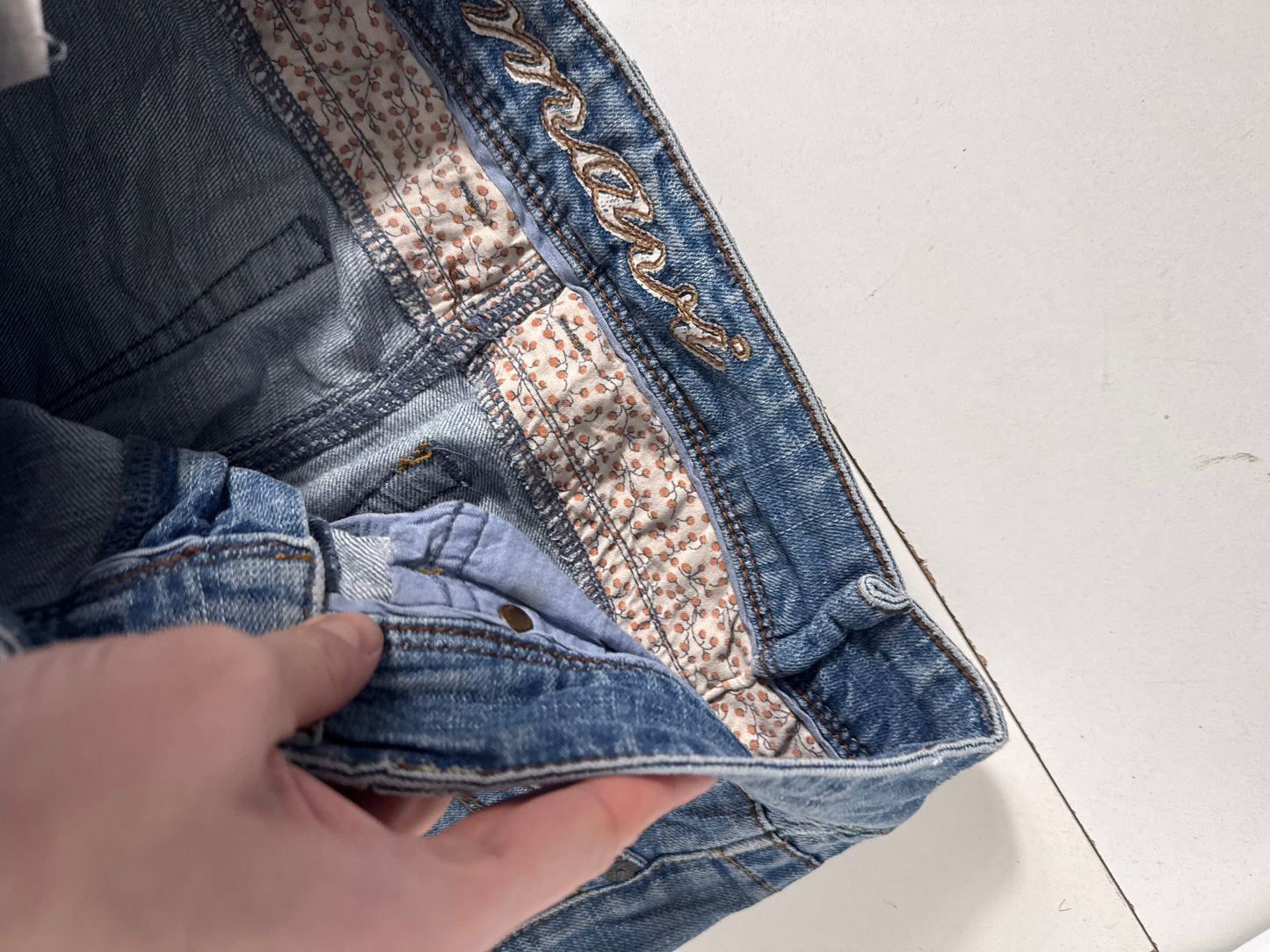 Lågmidjade jeans stl: S