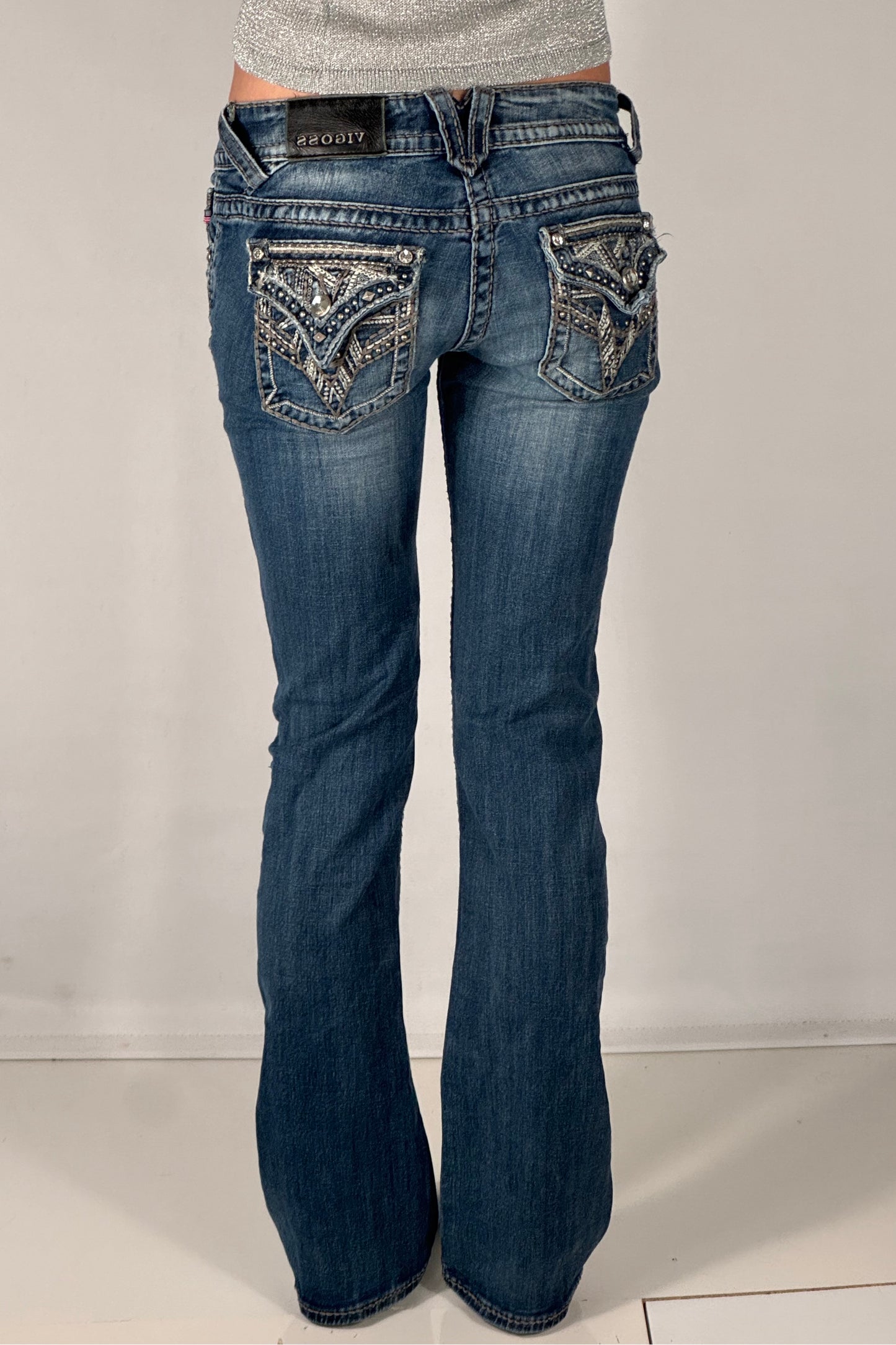 Lavlivede jeans str: XS/S