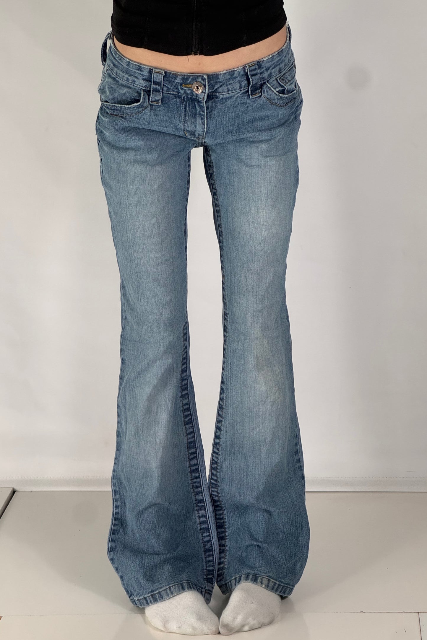 Lågmidjade jeans stl: S