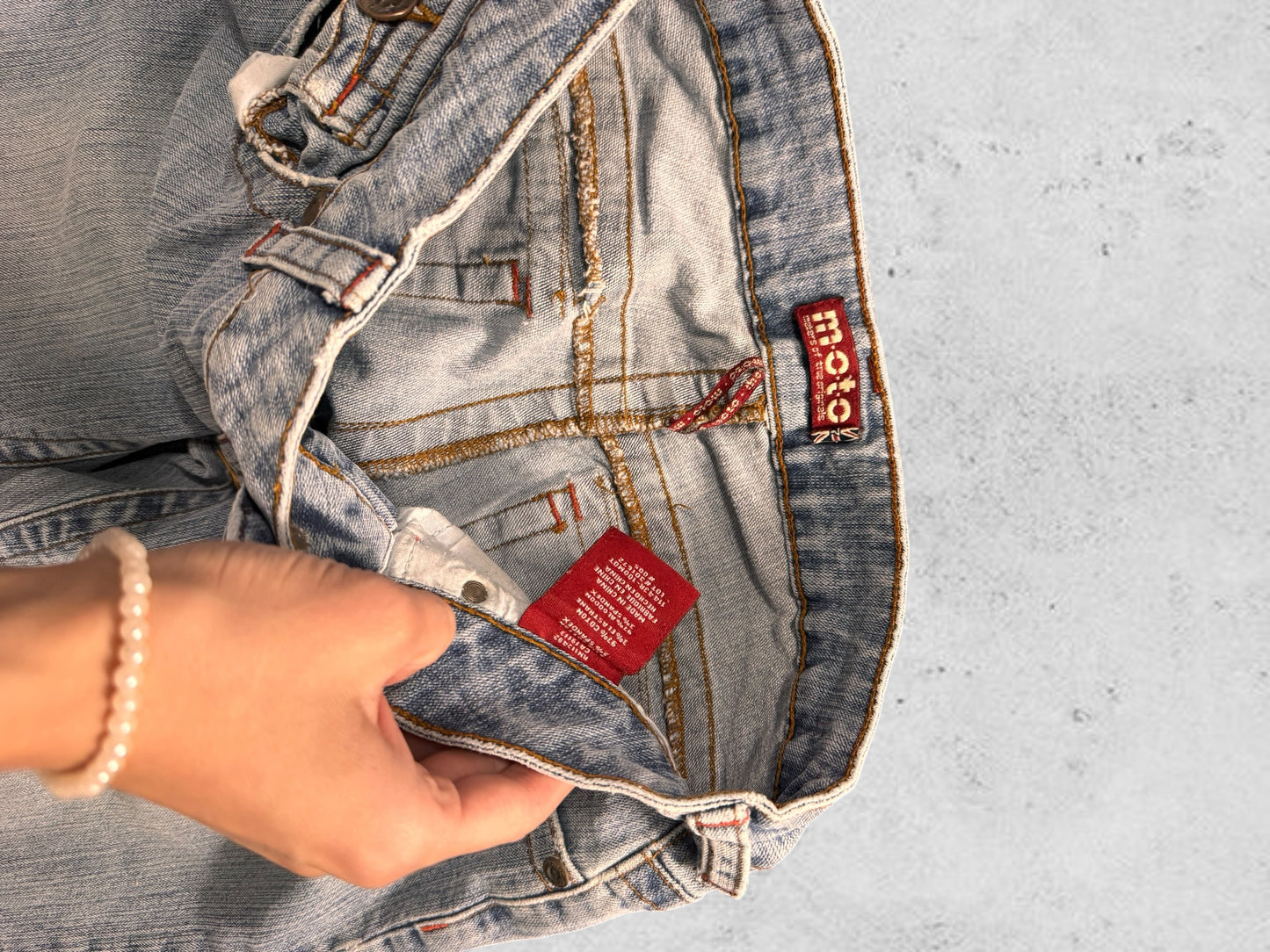 Lågmidjade jeans stl: XXS