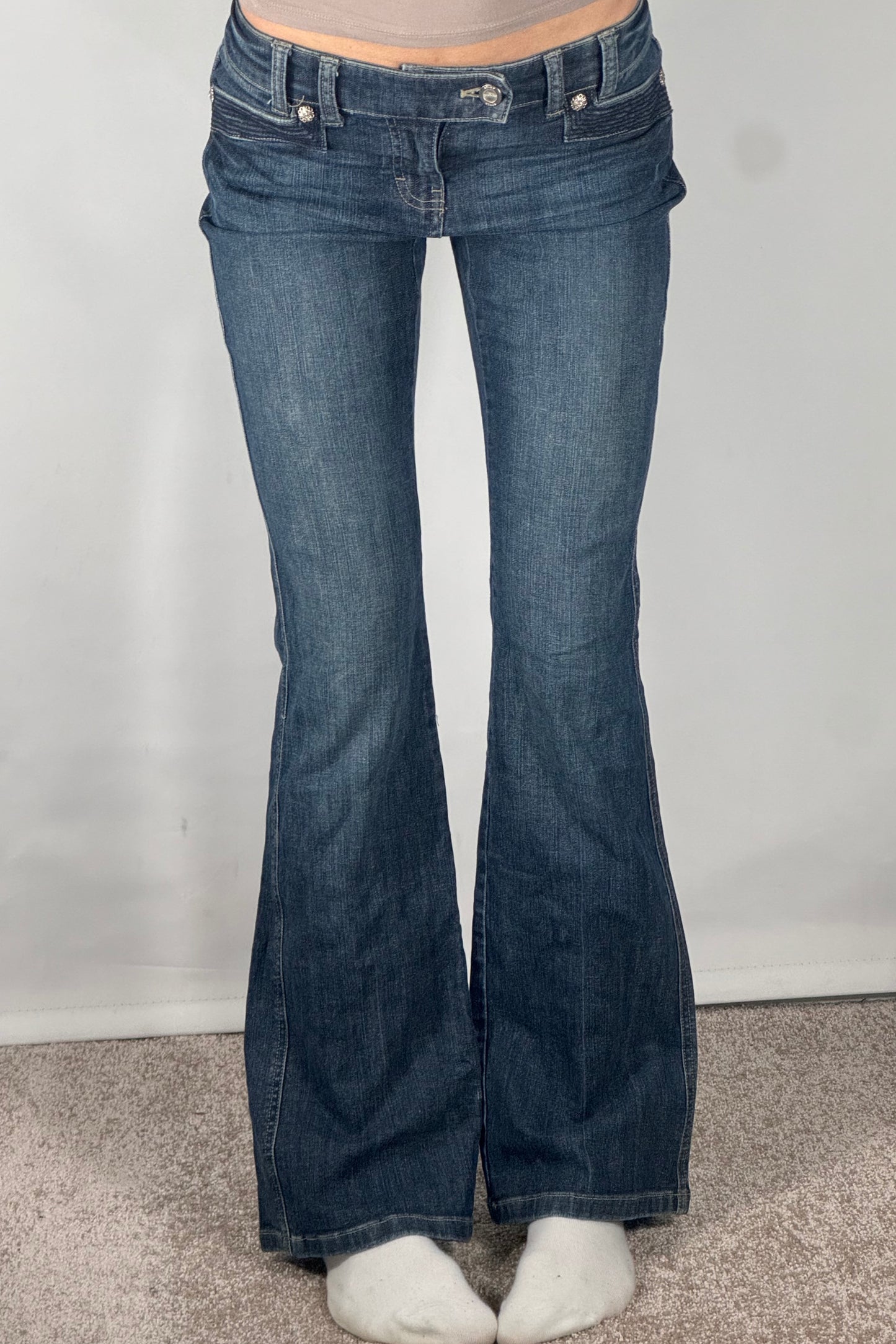 Lågmidjade jeans stl: XS
