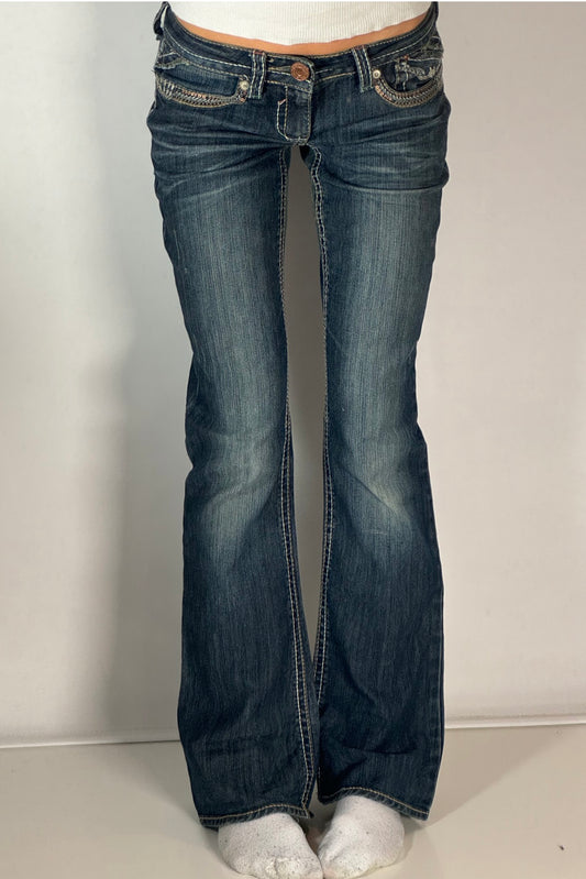 Lågmidjade jeans stl: XS