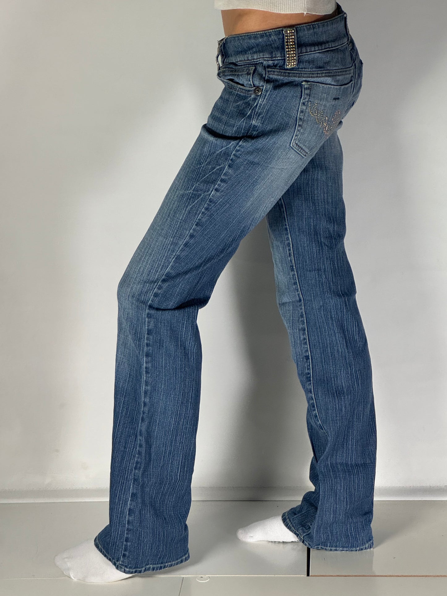 Lågmidjade jeans stl: S