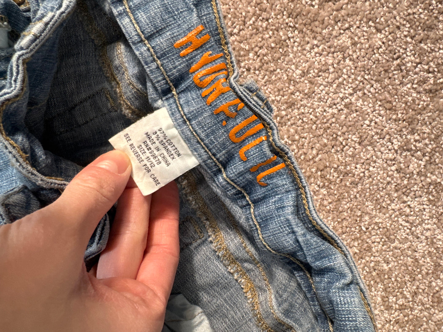 Lågmidjade jeans stl: M