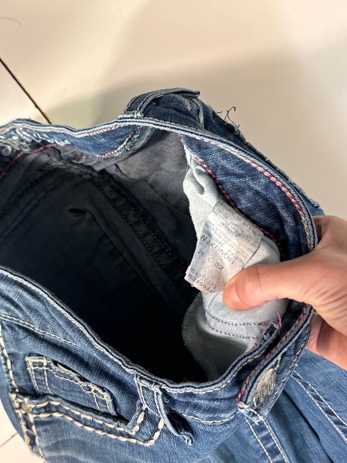 Lågmidjade jeans stl: XS