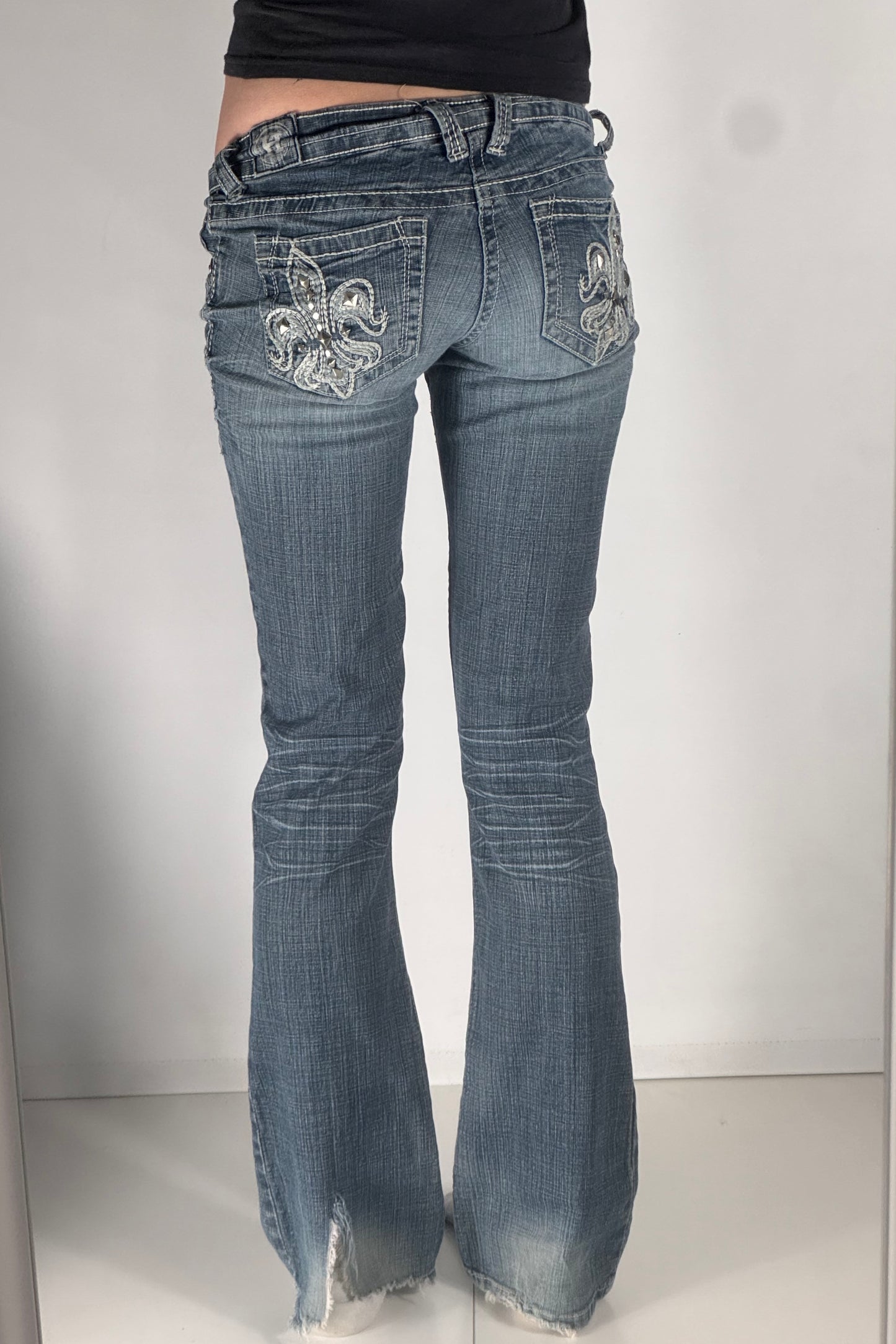 Lågmidjade jeans stl: XS