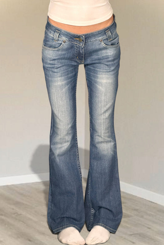 Lågmidjade jeans stl: S