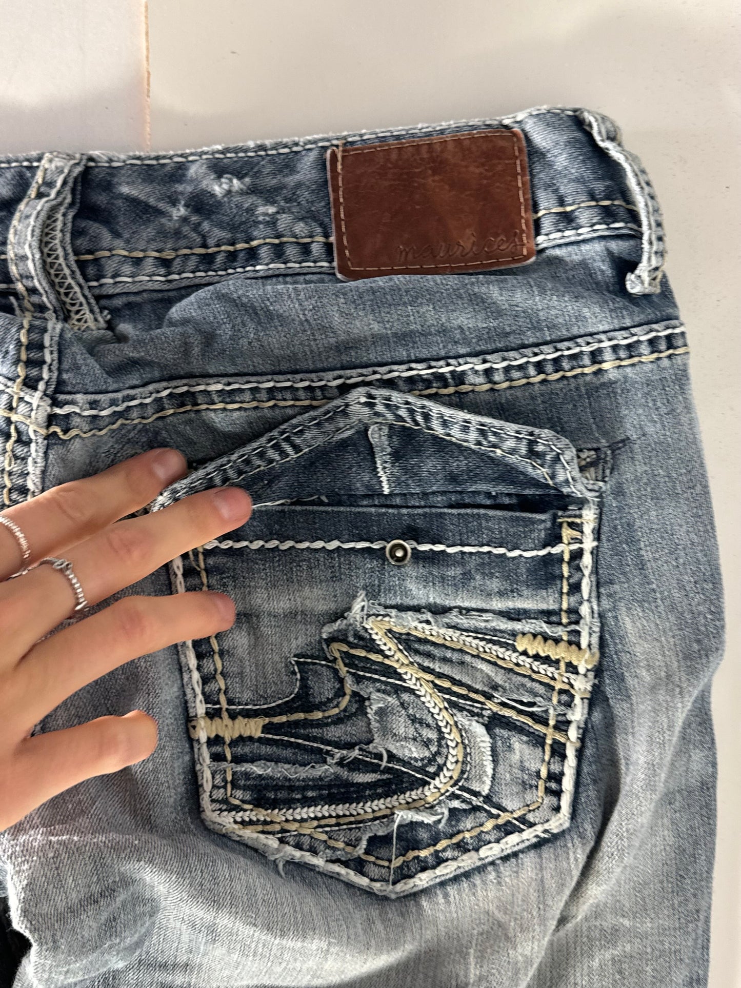 Lågmidjade jeans stl: S