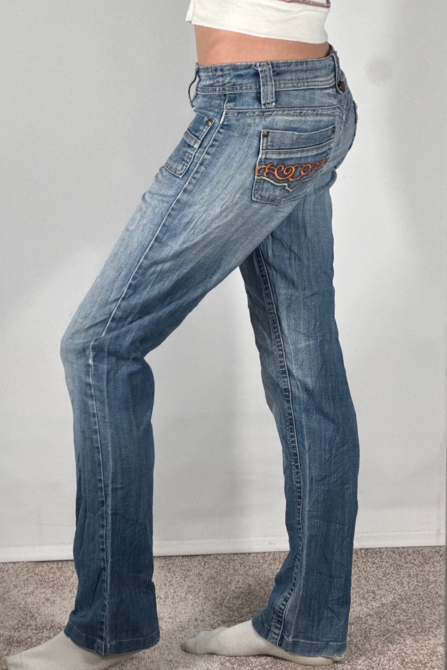 Lavtaljede jeans str: XS