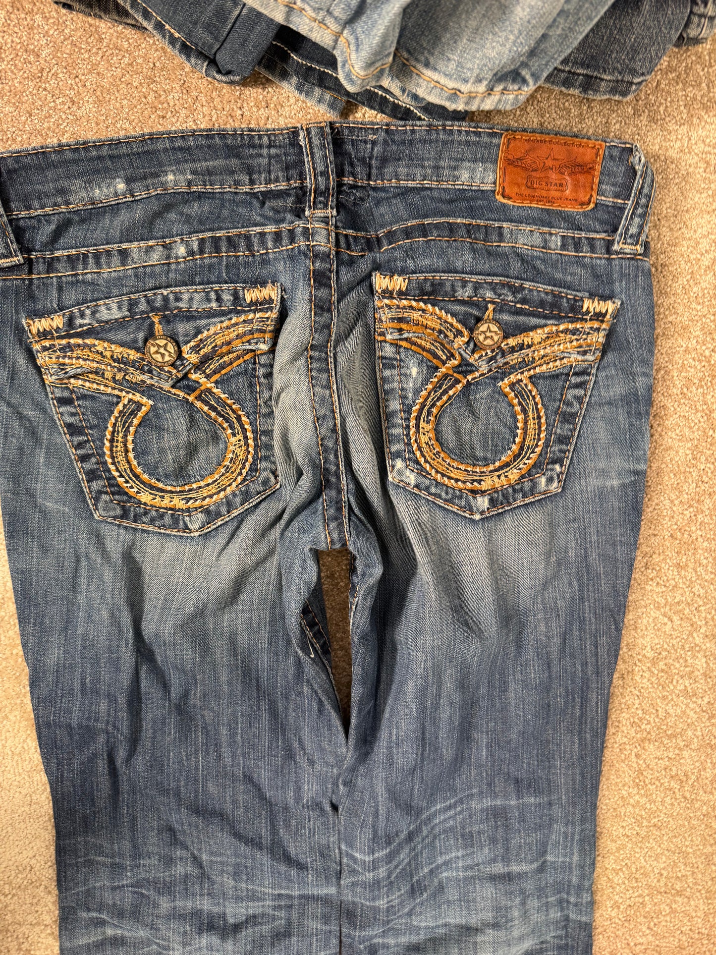 Lågmidjade jeans stl: M