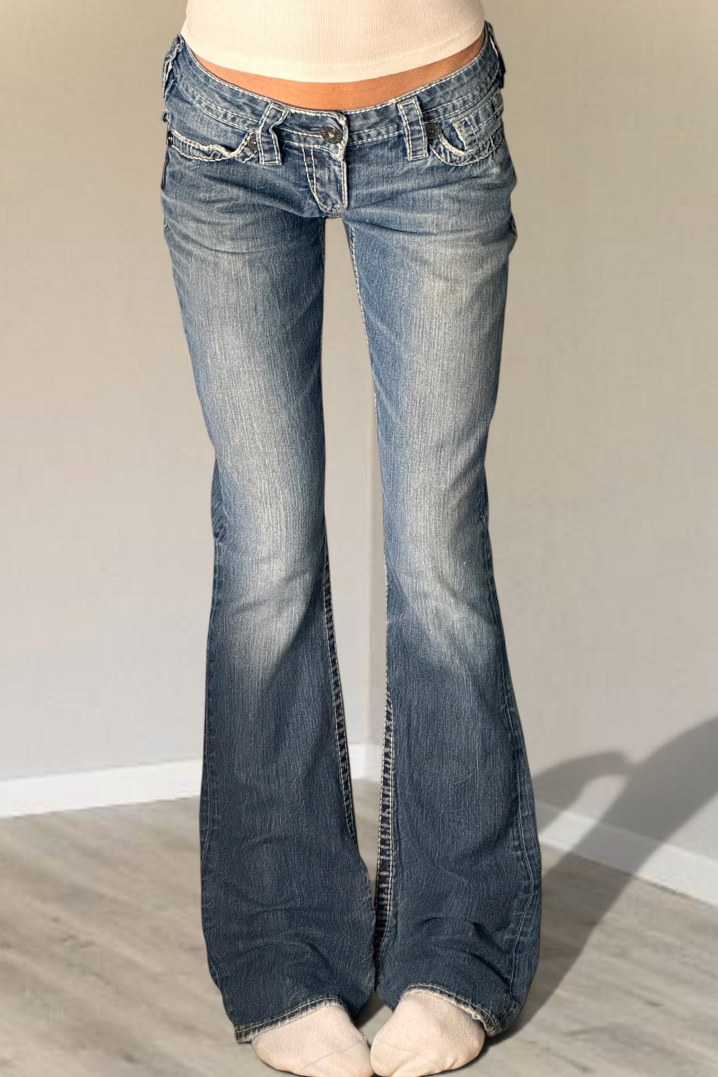 Lågmidjade jeans stl: S
