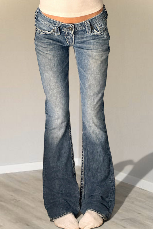 Lågmidjade jeans stl: S