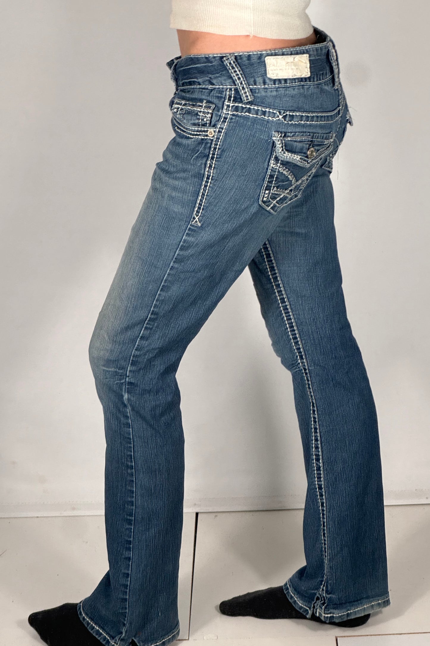 Lågmidjade jeans stl: S
