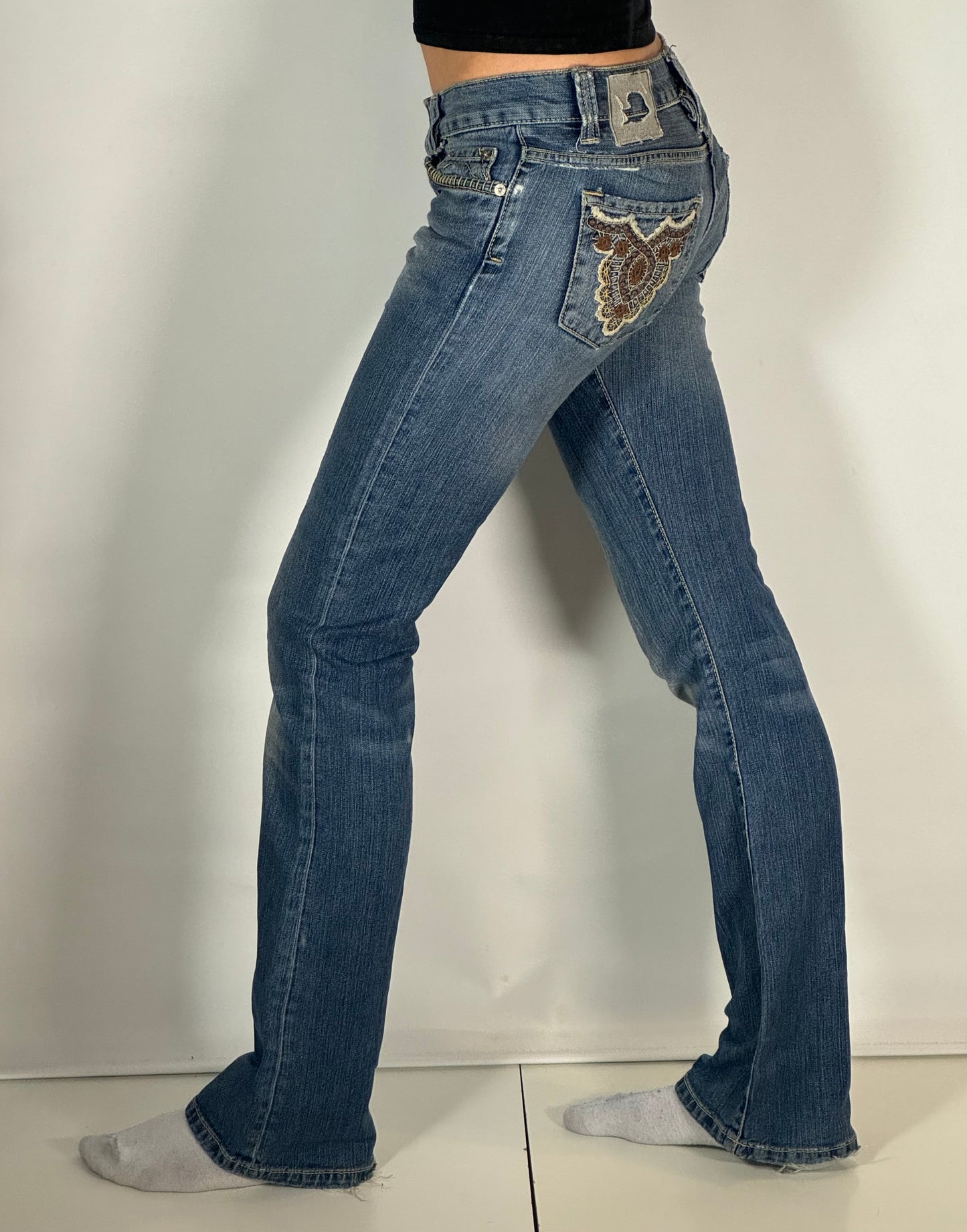 Lågmidjade jeans stl: XS