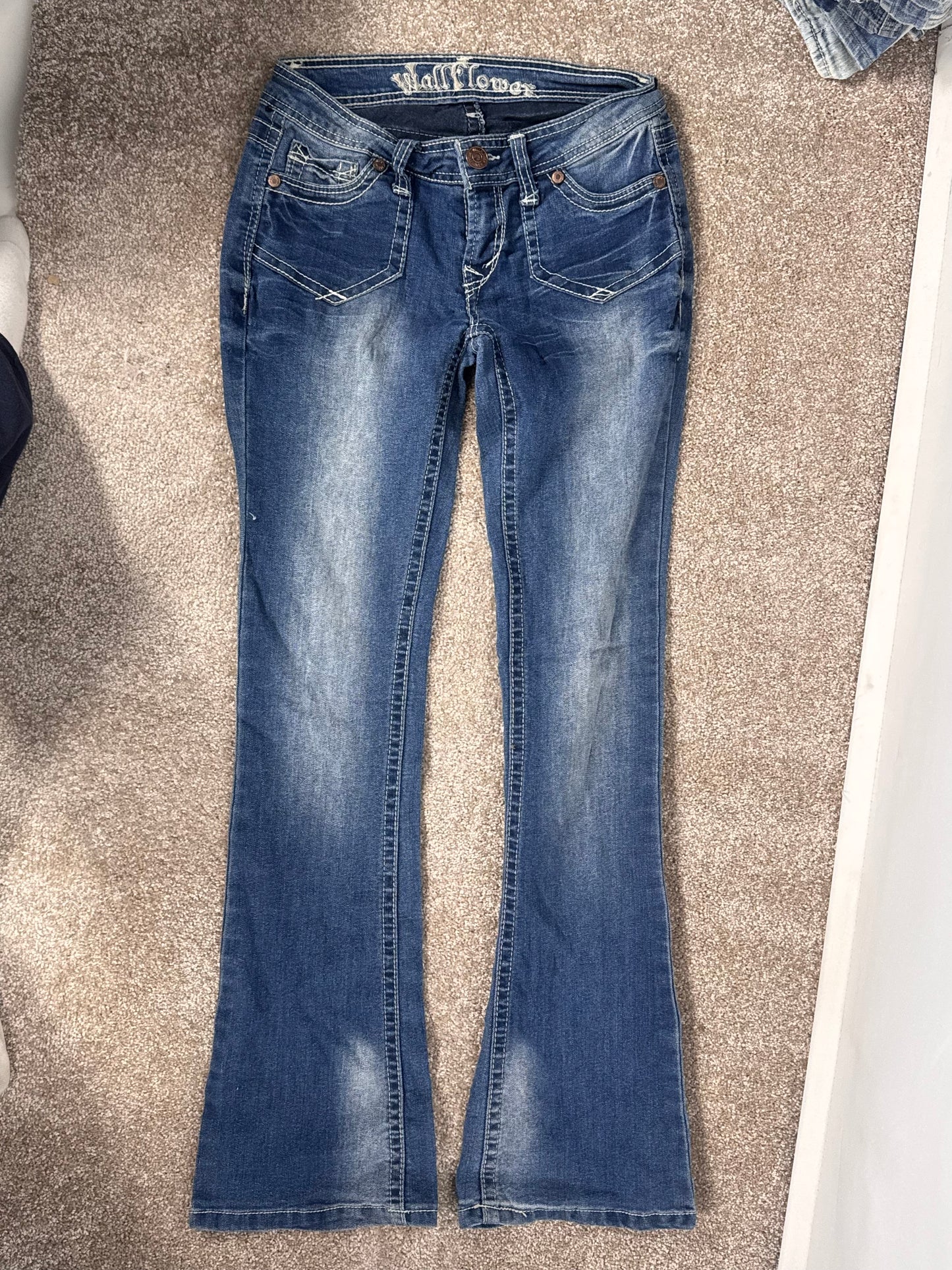 Lavlivede jeans str: XS