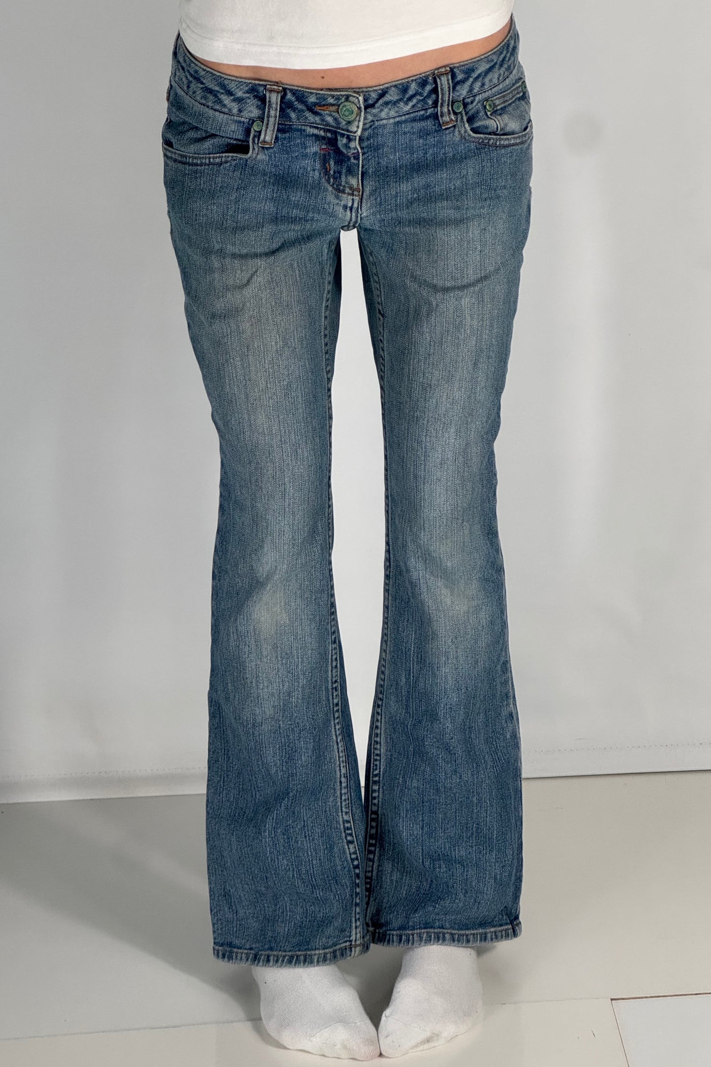 Lågmidjade jeans stl: S