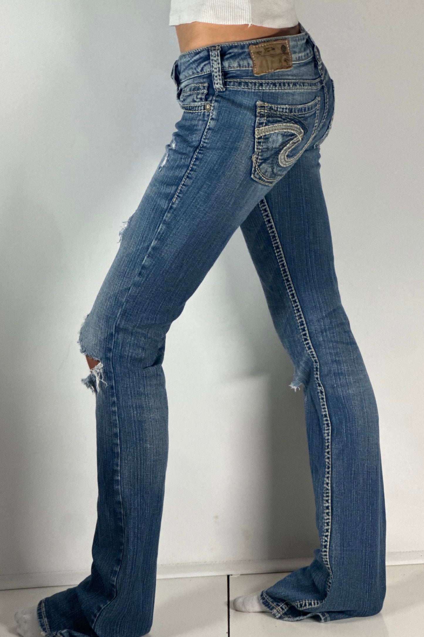 Lågmidjade jeans stl: XS