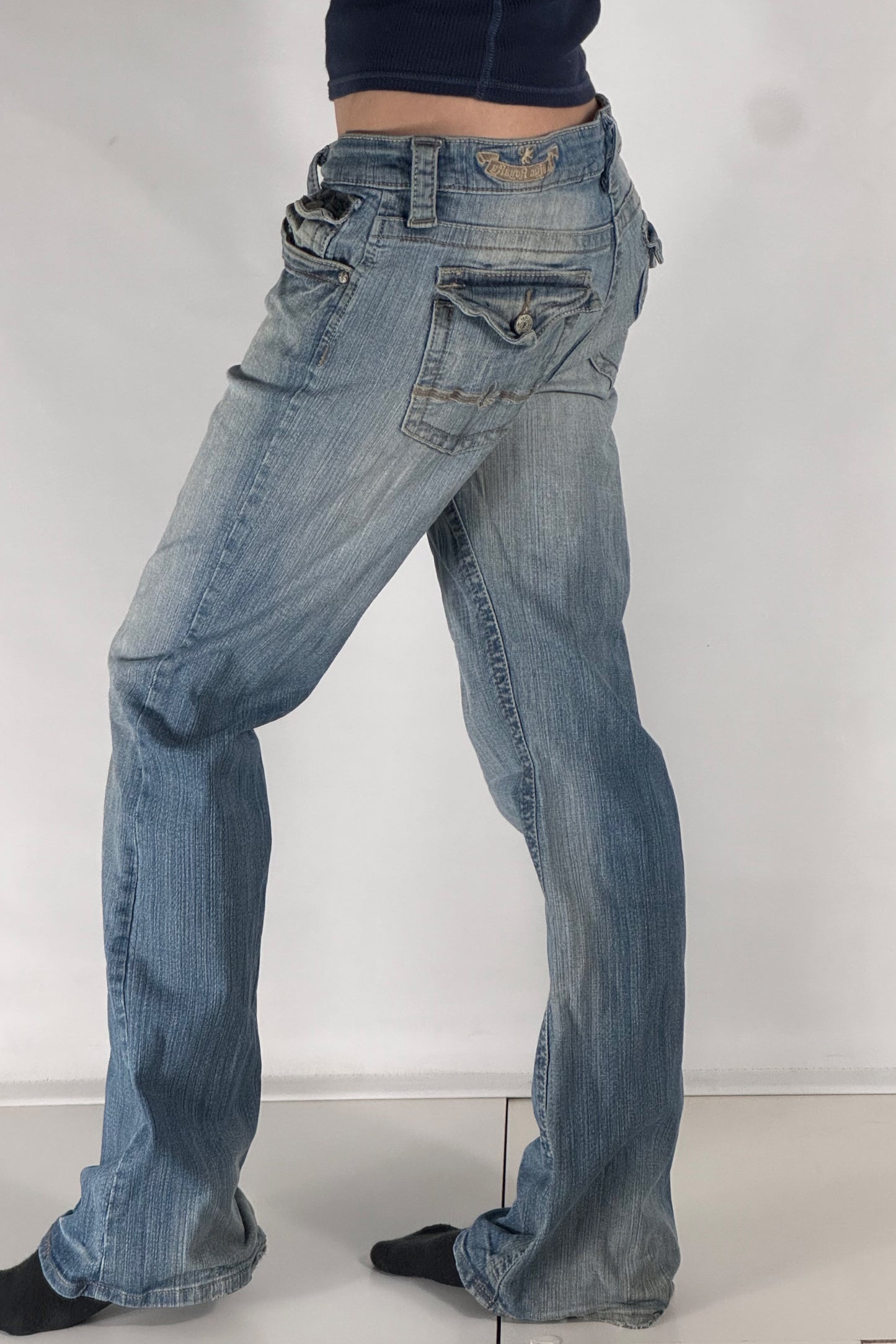 Lågmidjade jeans stl: M
