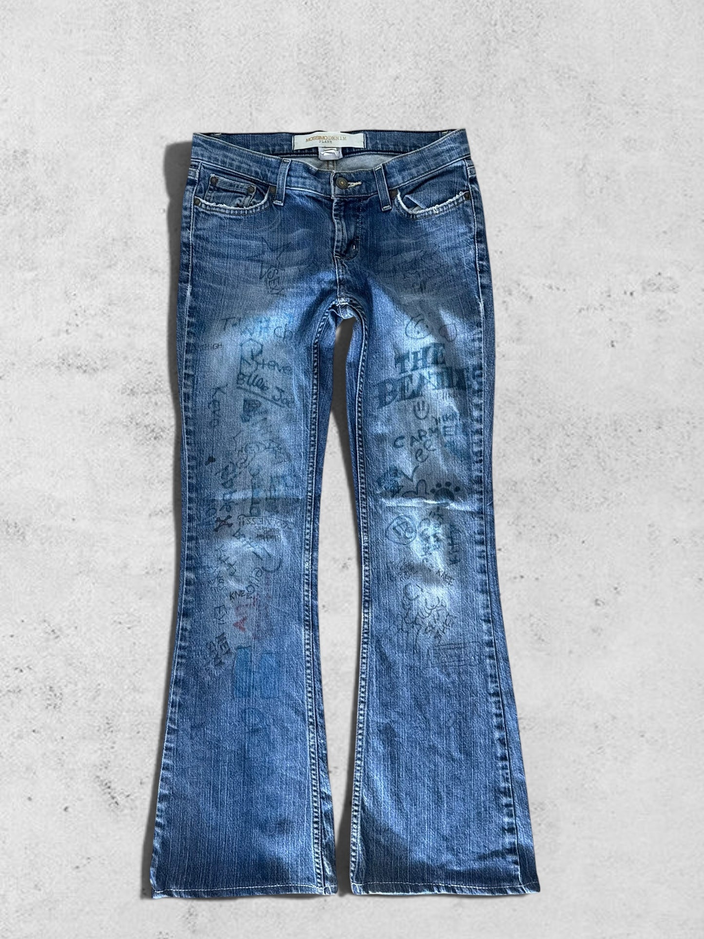 Lågmidjade jeans stl: XS