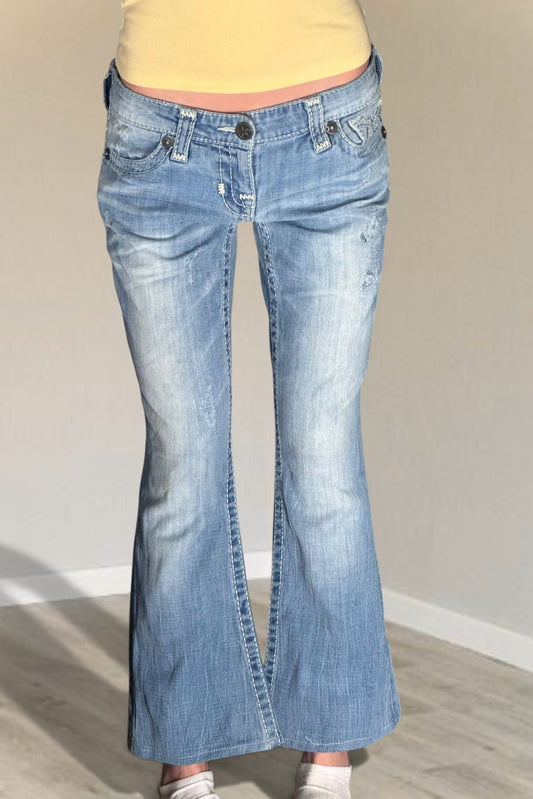 Lågmidjade jeans stl: S