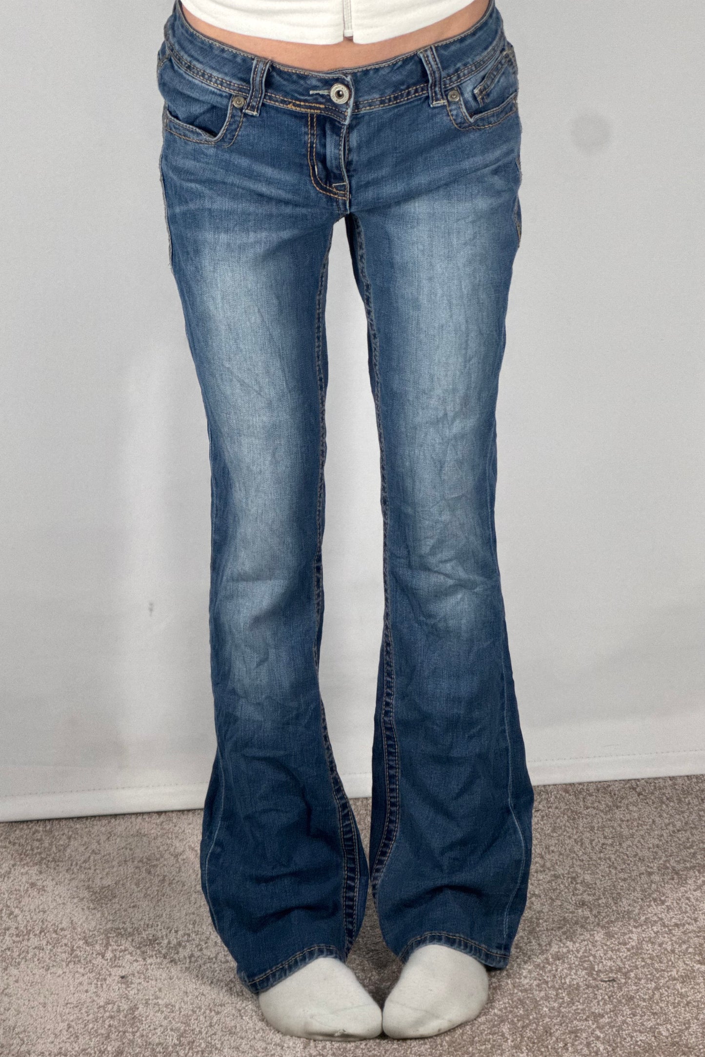 Lågmidjade jeans stl: S
