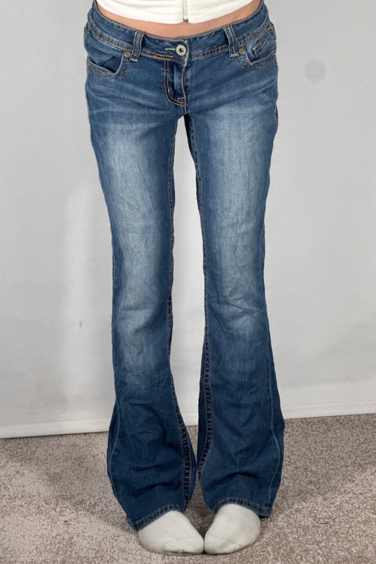 Lavtaljede jeans str: S