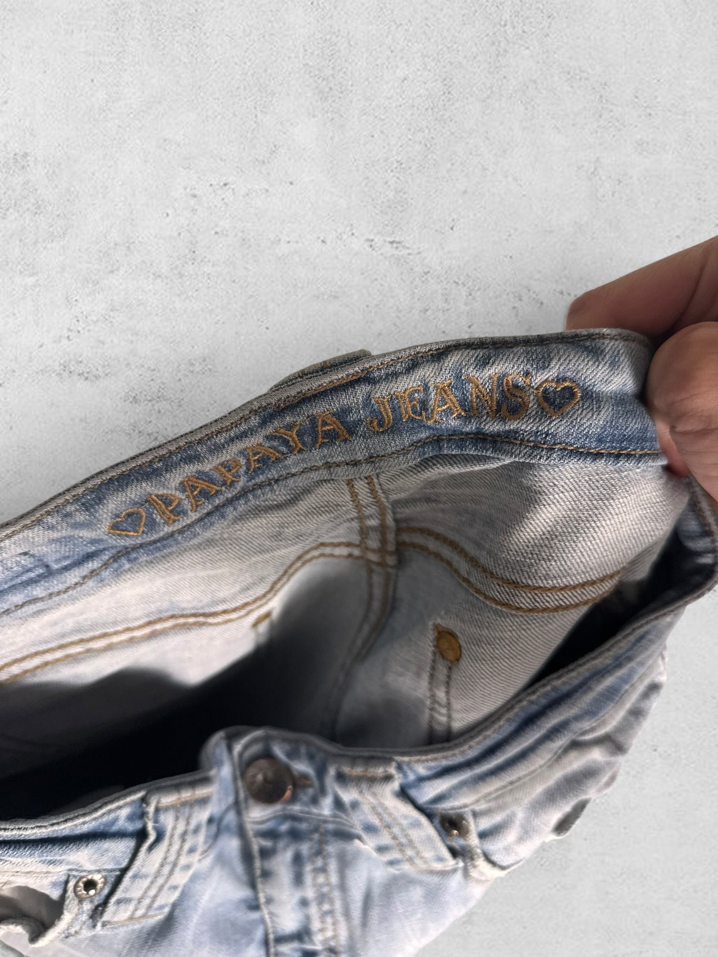 Lågmidjade jeans stl: S