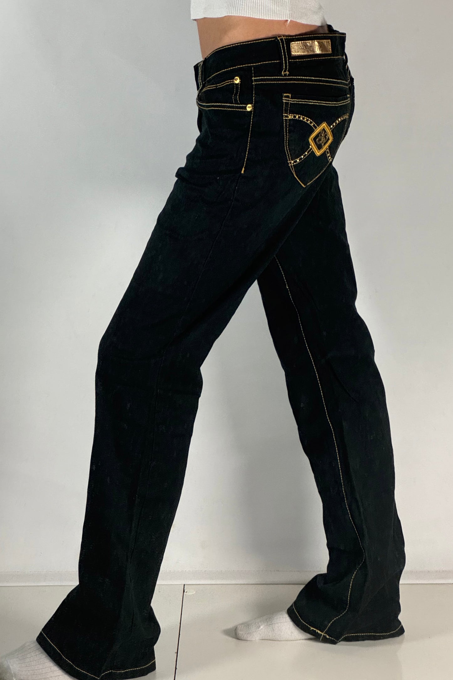 Lågmidjade jeans stl: S