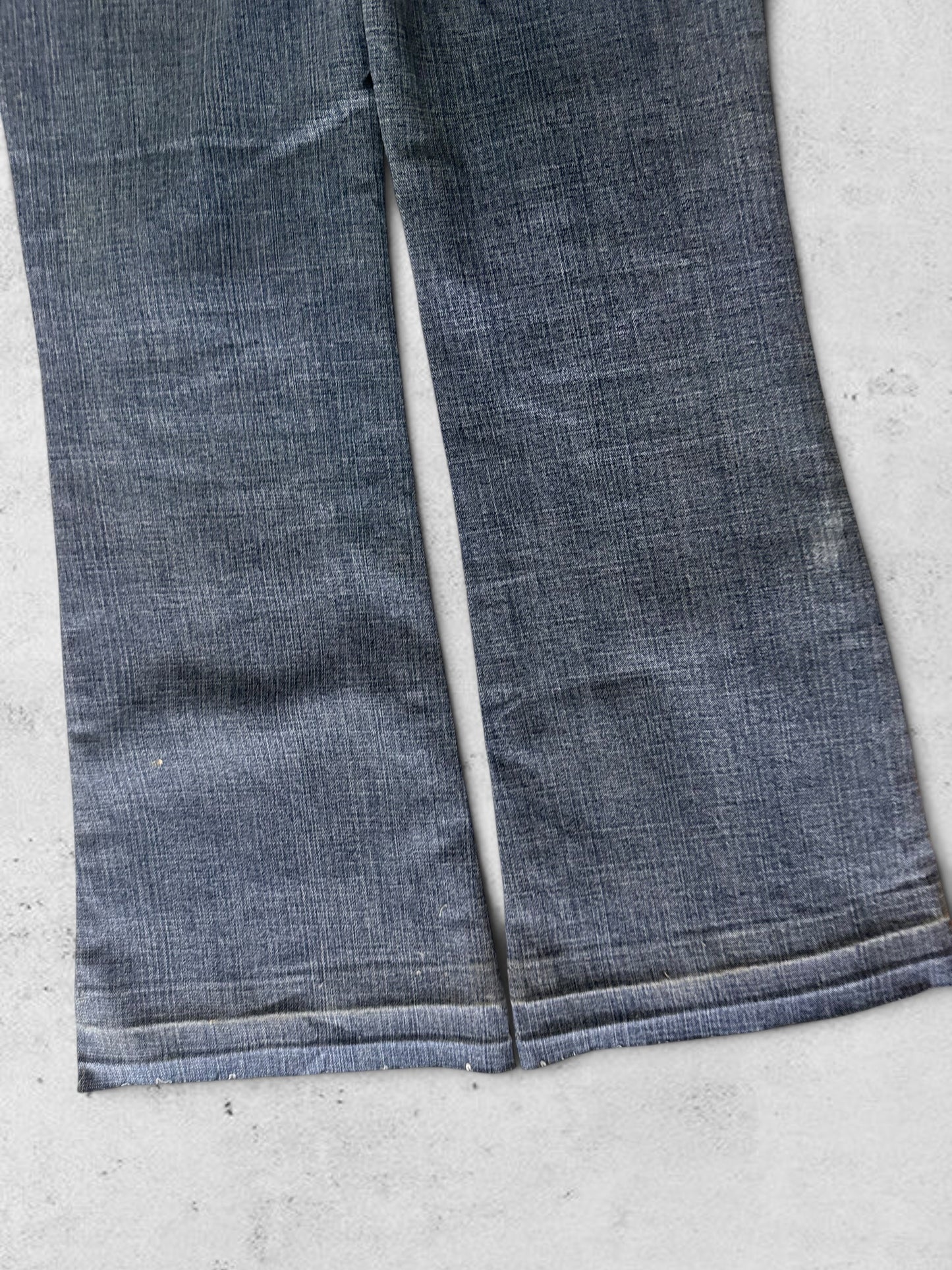 Utsvängda jeans stl: S